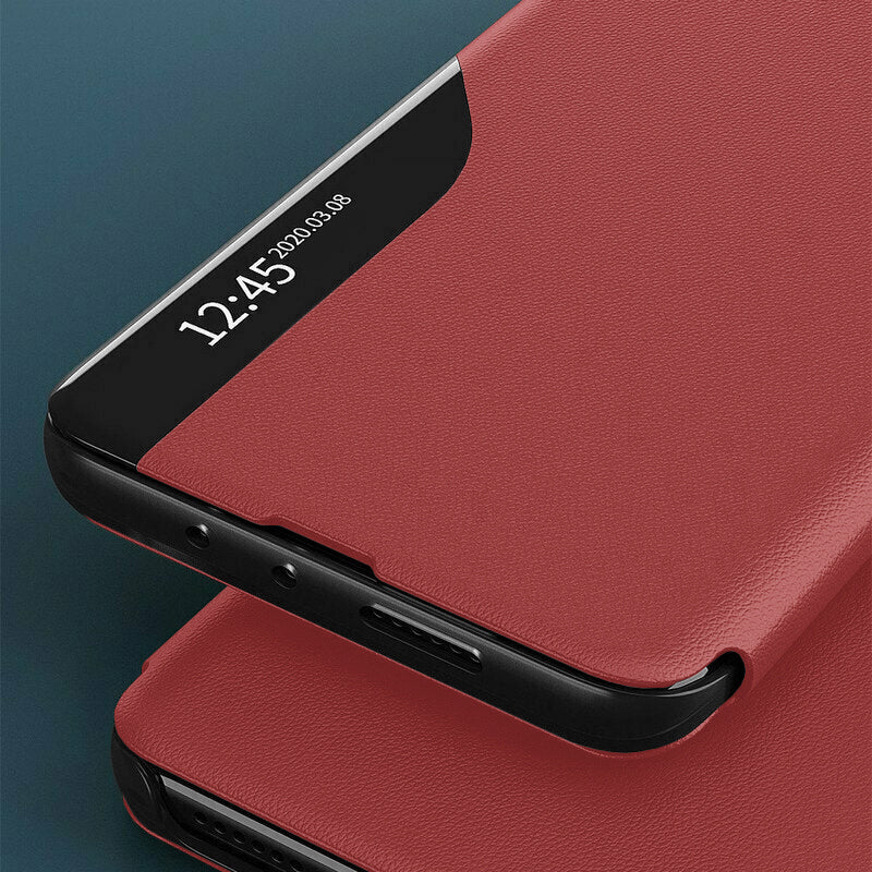 Custodia per Samsung Galaxy A32 A325, Techsuit, eFold, Rossa