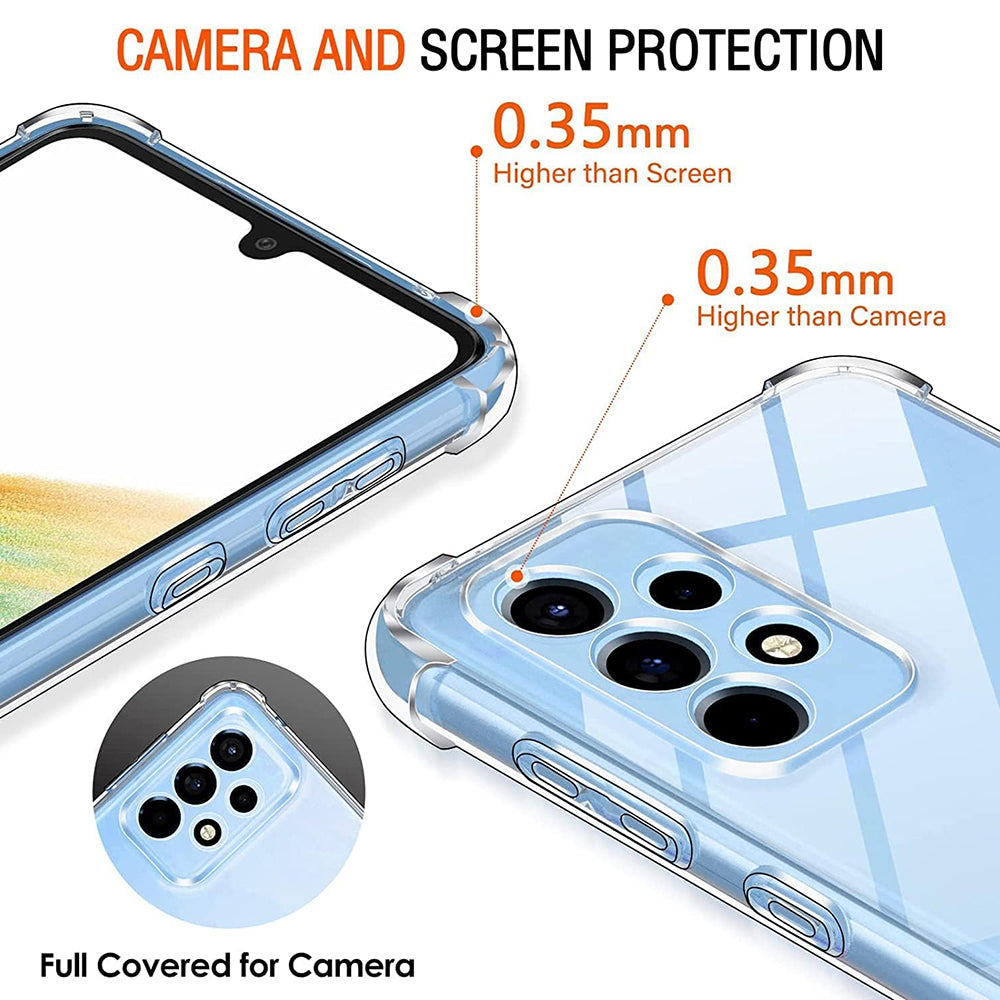 Custodia per Samsung Galaxy A33 5G A336, Techsuit, Shockproof Clear, Trasparente