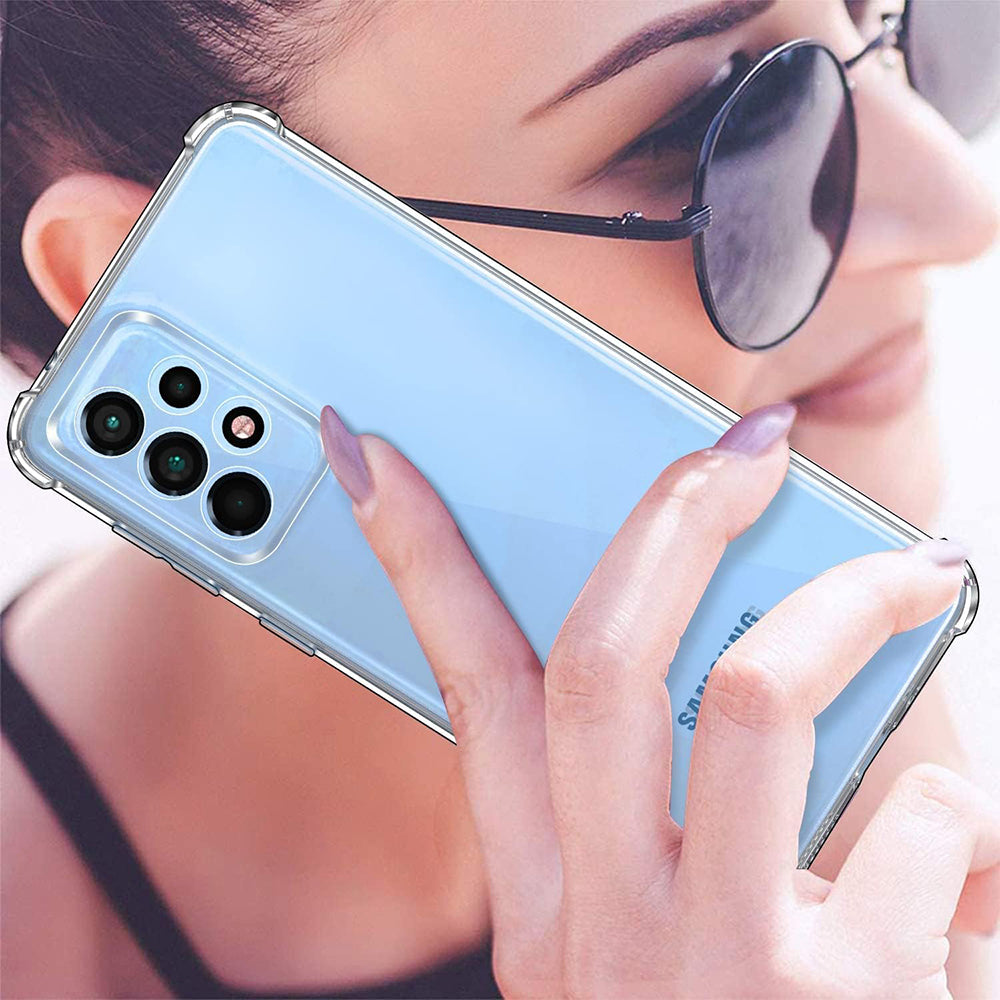 Custodia per Samsung Galaxy A33 5G A336, Techsuit, Shockproof Clear, Trasparente