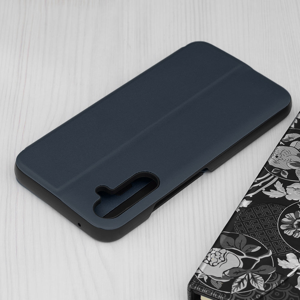 Custodia per Samsung Galaxy A34 A346, Techsuit, eFold, Blu Scuro