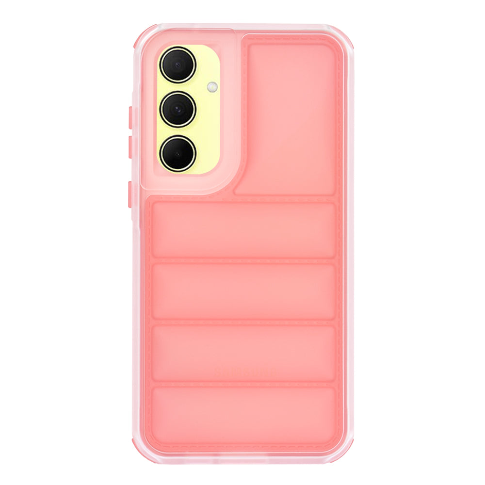 Custodia per Samsung Galaxy A35 5G A356, Techsuit, Wave Shield, Rossa