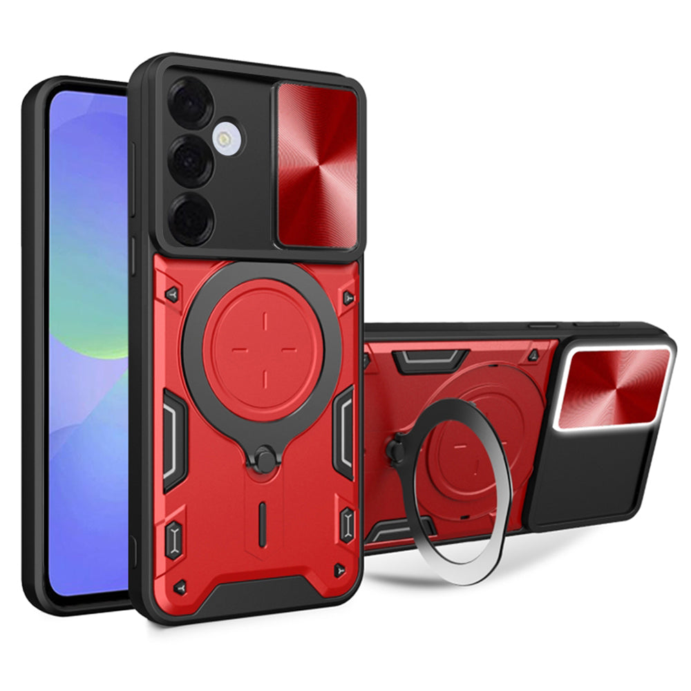 Custodia per Samsung Galaxy A36 A366, Techsuit, CamGuard Pro, Rossa