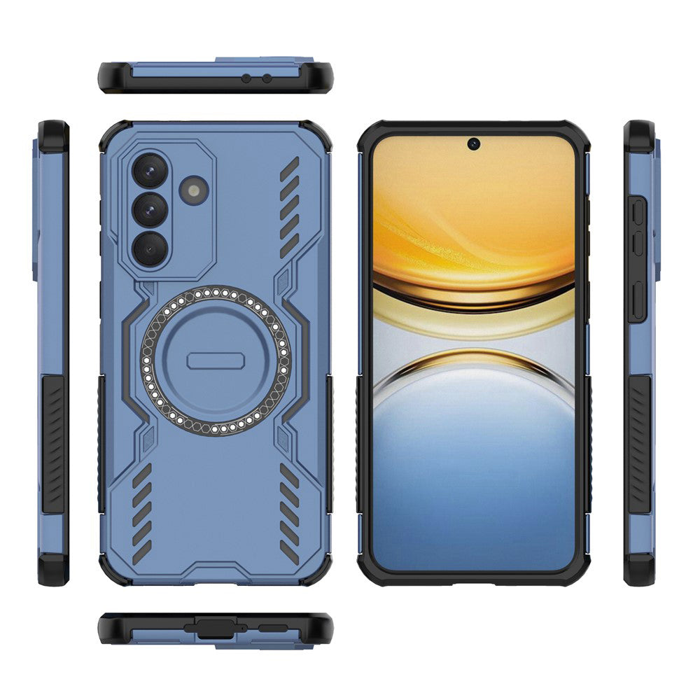 Custodia MagSafe per Samsung Galaxy A37 5G, Techsuit, ArmorMag, Blu