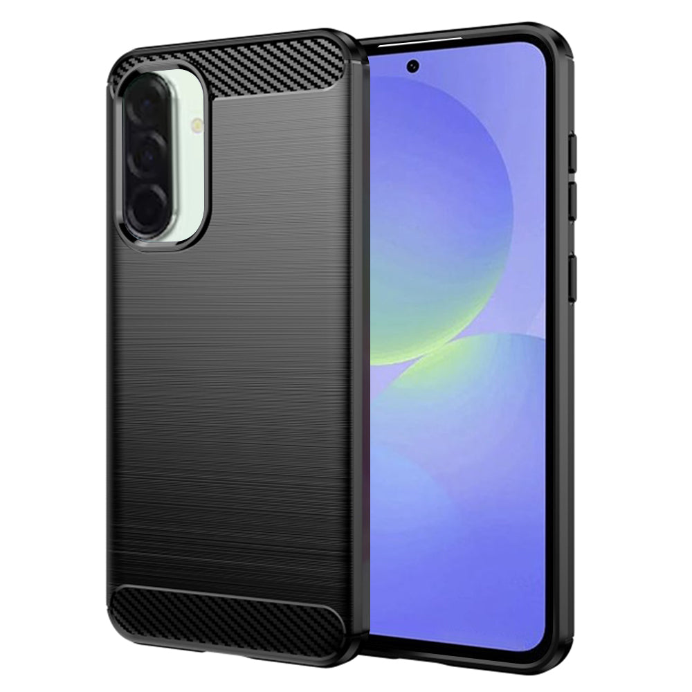 Custodia per Samsung Galaxy A37 5G, Techsuit, Carbonio, Nera