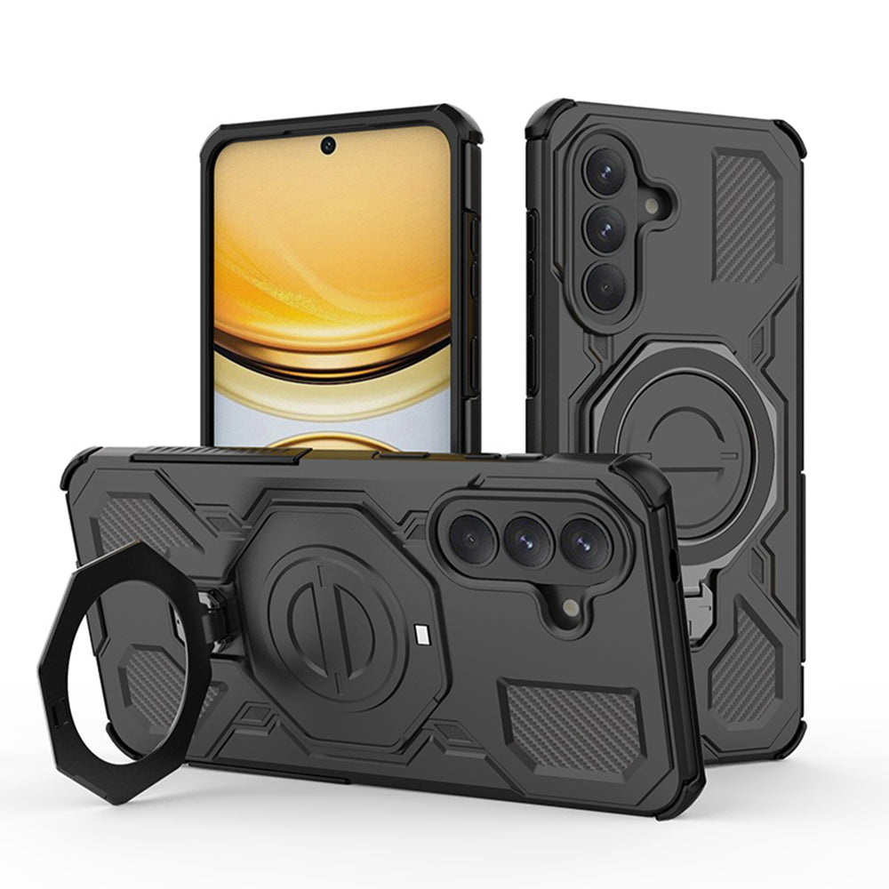 Custodia per Samsung Galaxy A37 5G, Techsuit, Carbon Shield Pro, Nera