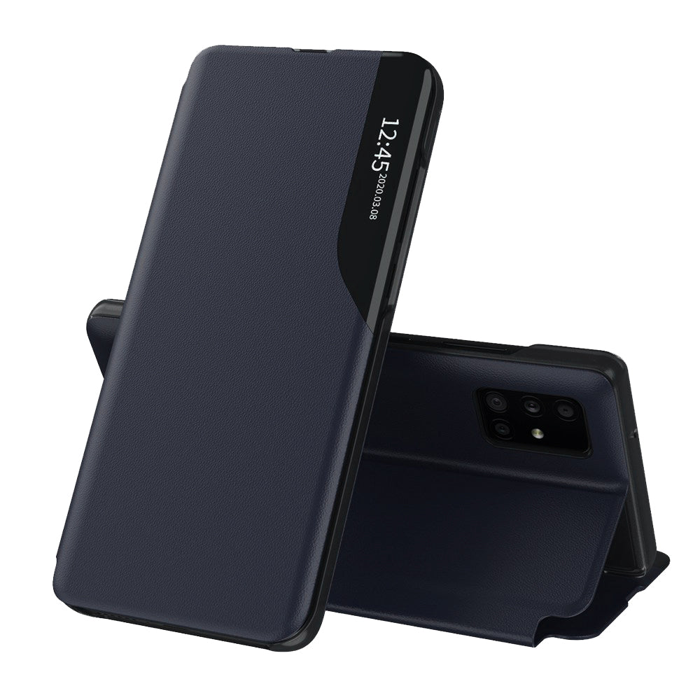 Custodia per Samsung Galaxy A51 A515, Techsuit, eFold, Blu Scuro