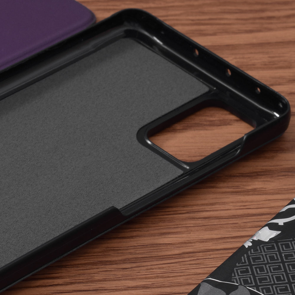 Custodia per Samsung Galaxy A51 A515, Techsuit, eFold, Viola