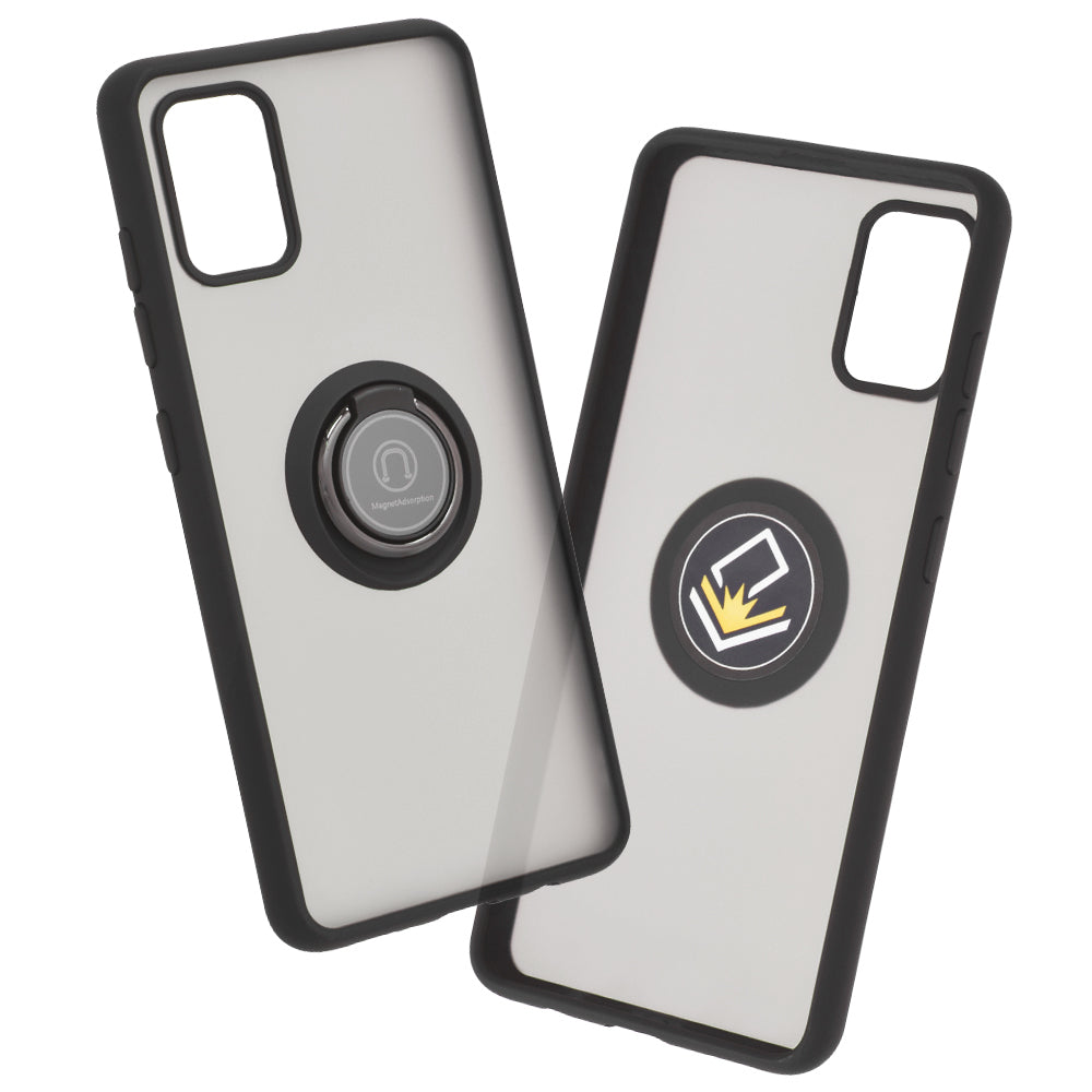 Custodia per Samsung Galaxy A51 A515, Techsuit, Glinth, Nera