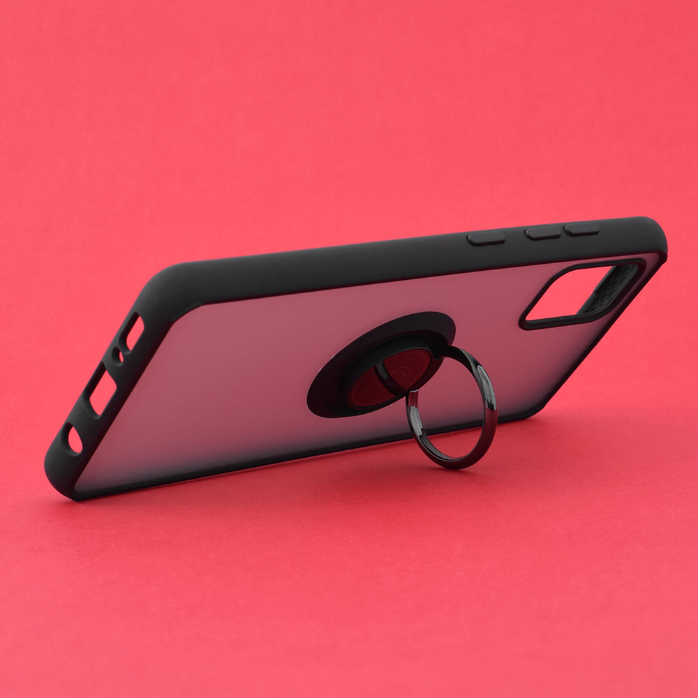 Custodia per Samsung Galaxy A51 A515, Techsuit, Glinth, Nera