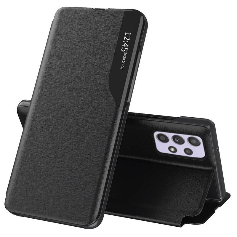 Custodia per Samsung Galaxy A52s 5G A528 / A52 5G A526 / A52 A525, Techsuit, eFold, Nera