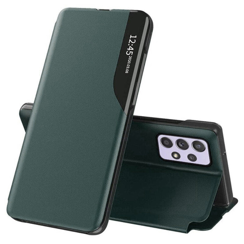 Custodia per Samsung Galaxy A52s 5G A528 / A52 5G A526 / A52 A525, Techsuit, eFold, Verde