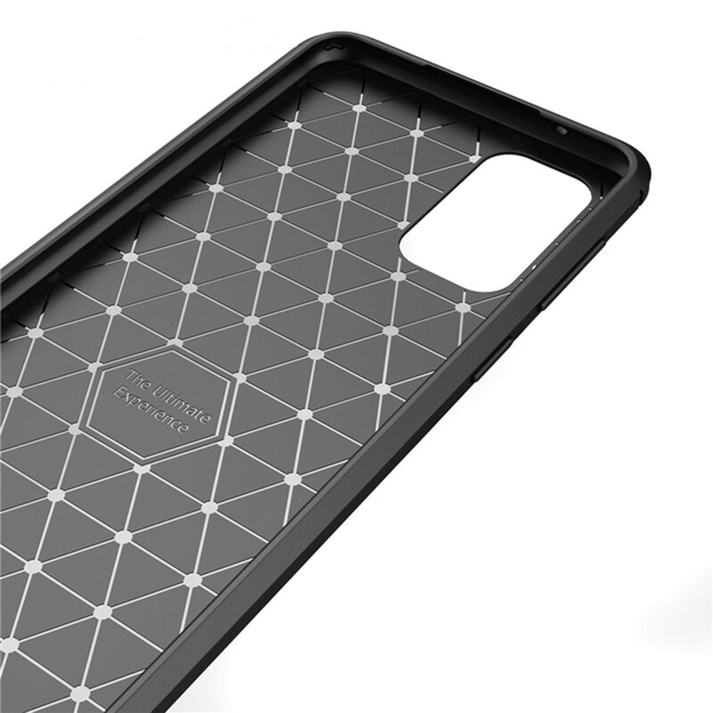 Custodia per Samsung Galaxy A53 5G A536, Techsuit, Carbonio, Nera