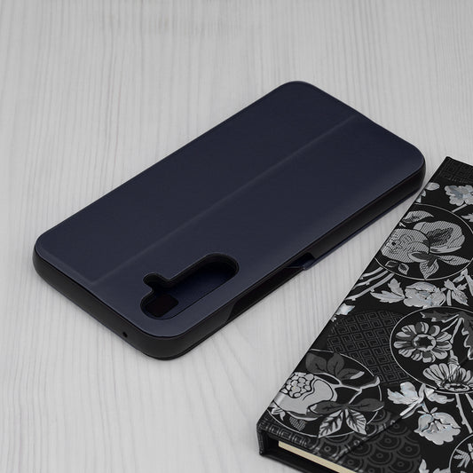 Custodia per Samsung Galaxy A54 A546, Techsuit, eFold, Blu Scuro
