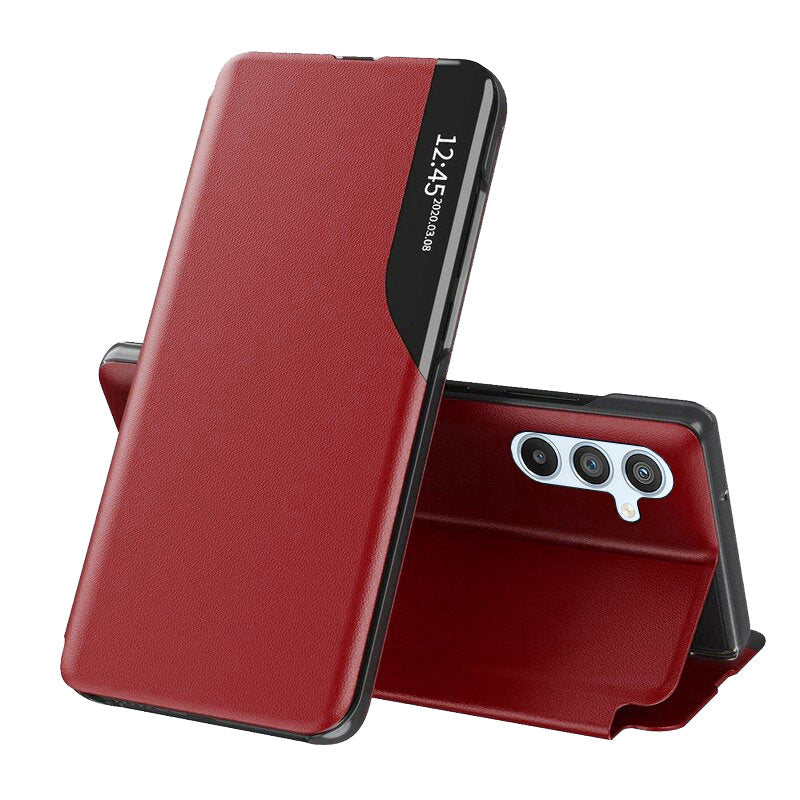 Custodia per Samsung Galaxy A54 A546, Techsuit, eFold, Rossa