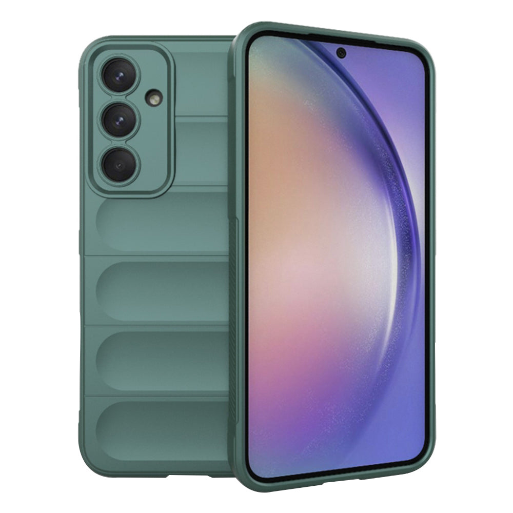Custodia per Samsung Galaxy A54 A546, Techsuit, Magic Shield, Verde