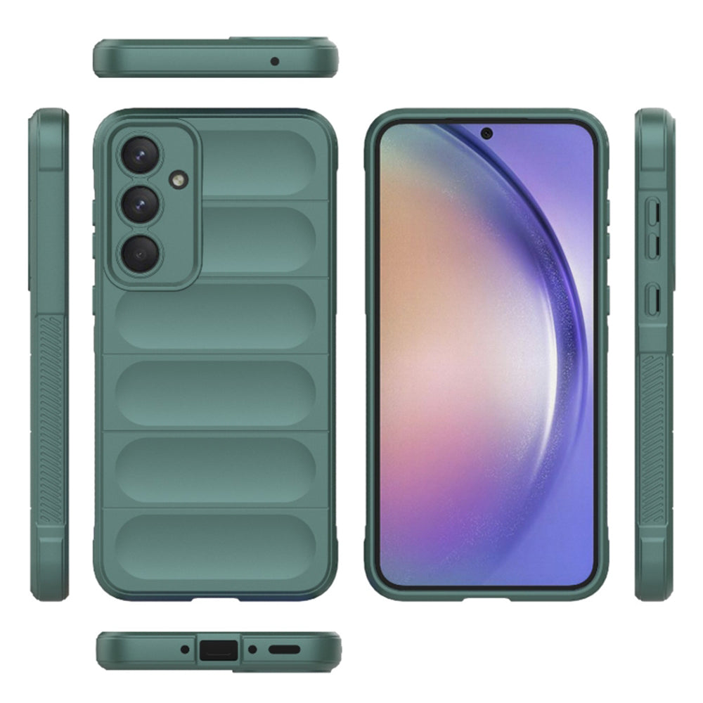 Custodia per Samsung Galaxy A54 A546, Techsuit, Magic Shield, Verde