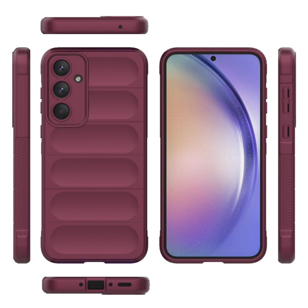 Custodia per Samsung Galaxy A54 A546, Techsuit, Magic Shield, Vinaccia