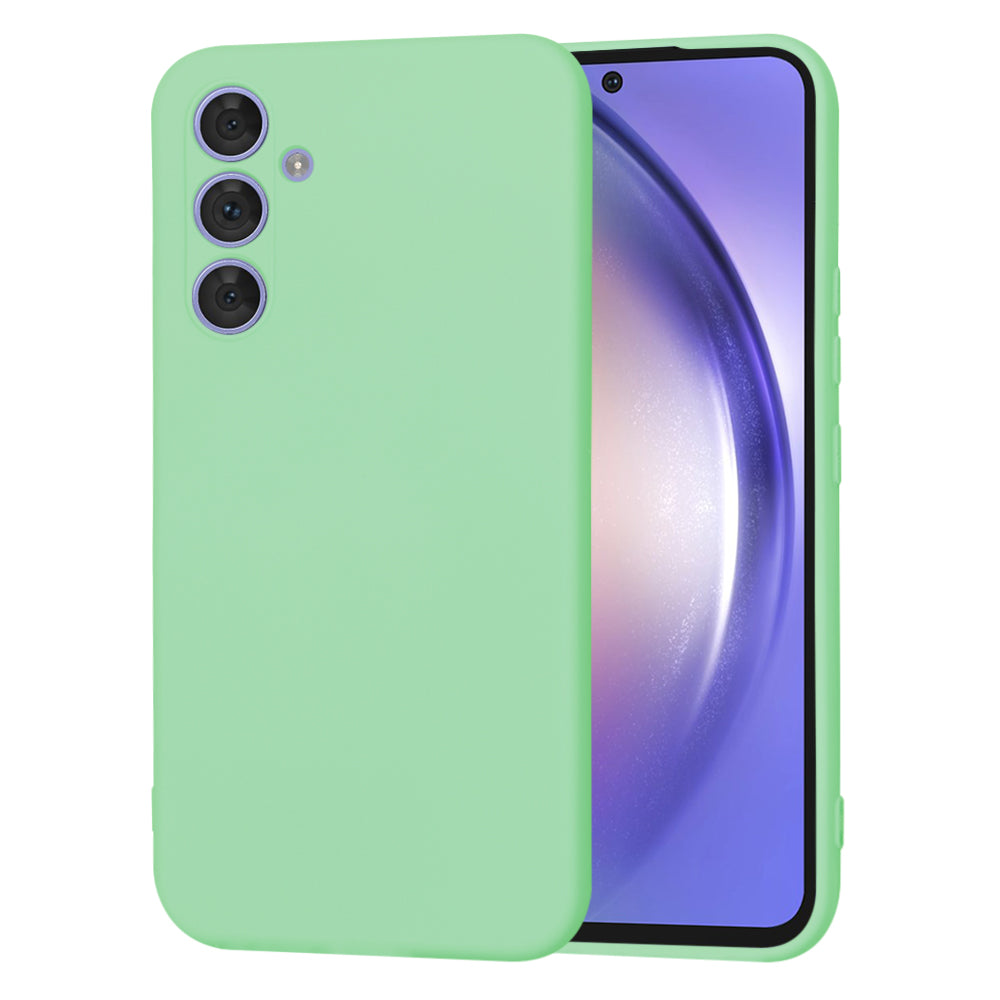 Custodia per Samsung Galaxy A54 A546, Techsuit, SoftFlex, Verde Chiaro