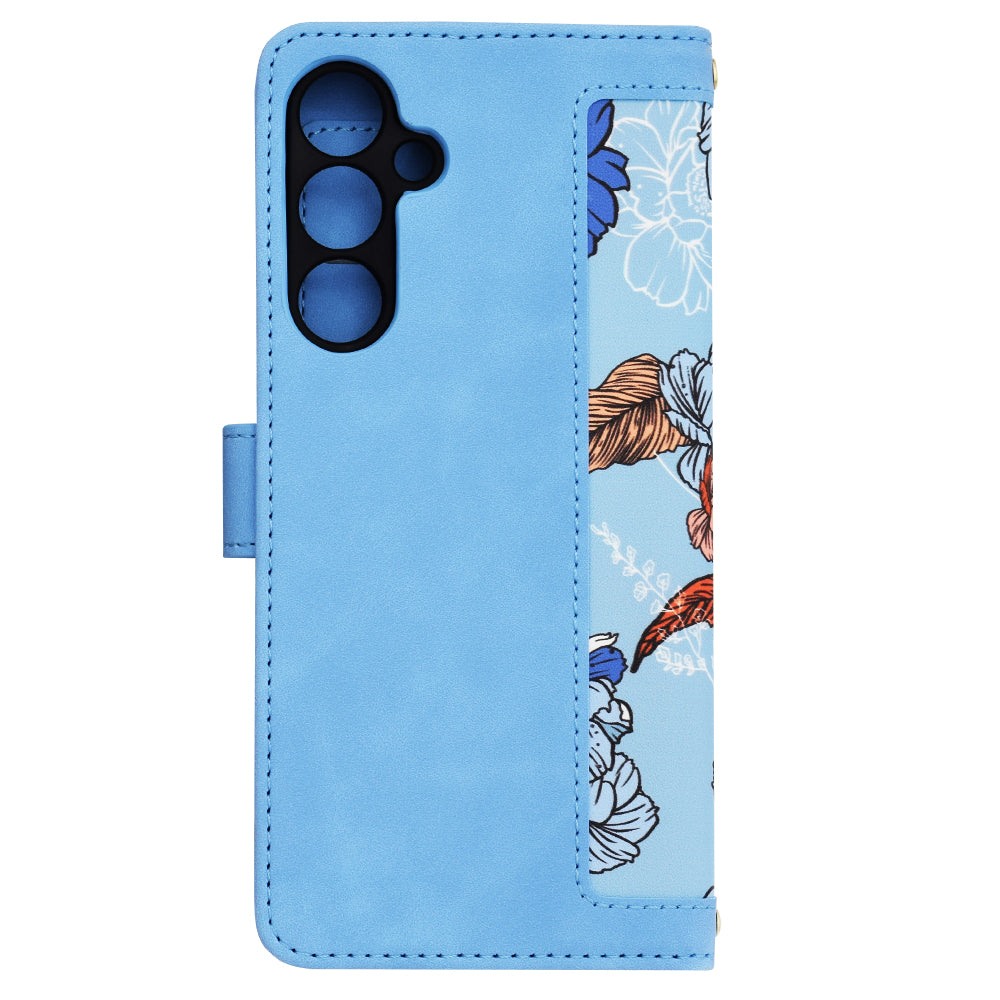 Custodia per Samsung Galaxy A55 5G A556, Techsuit, FlipCraft, Blu