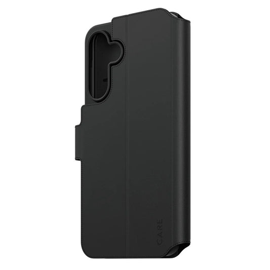 Custodia per Samsung Galaxy A56 A566, PanzerGlass, con funzione portafoglio e supporto, nera