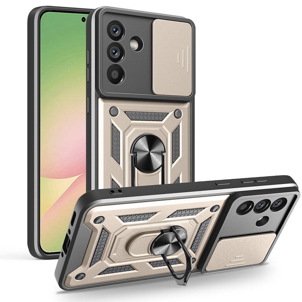 Custodia per Samsung Galaxy A56 A566, Techsuit, CamShield, Dorata