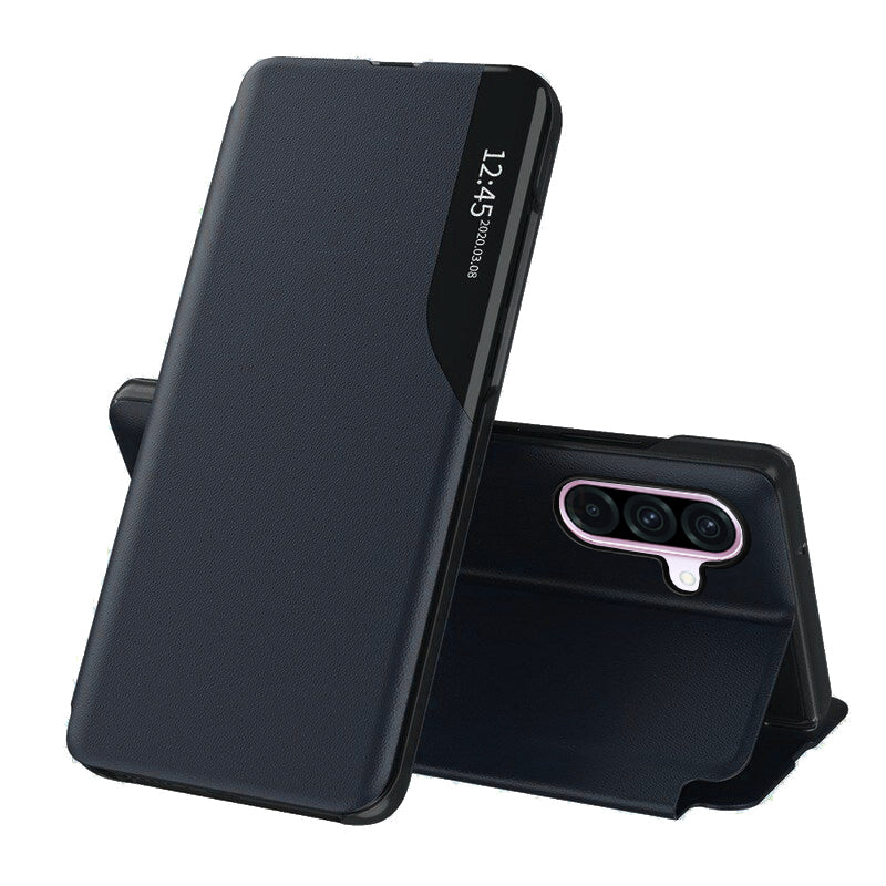 Custodia per Samsung Galaxy A56 A566, Techsuit, eFold, Blu Scuro