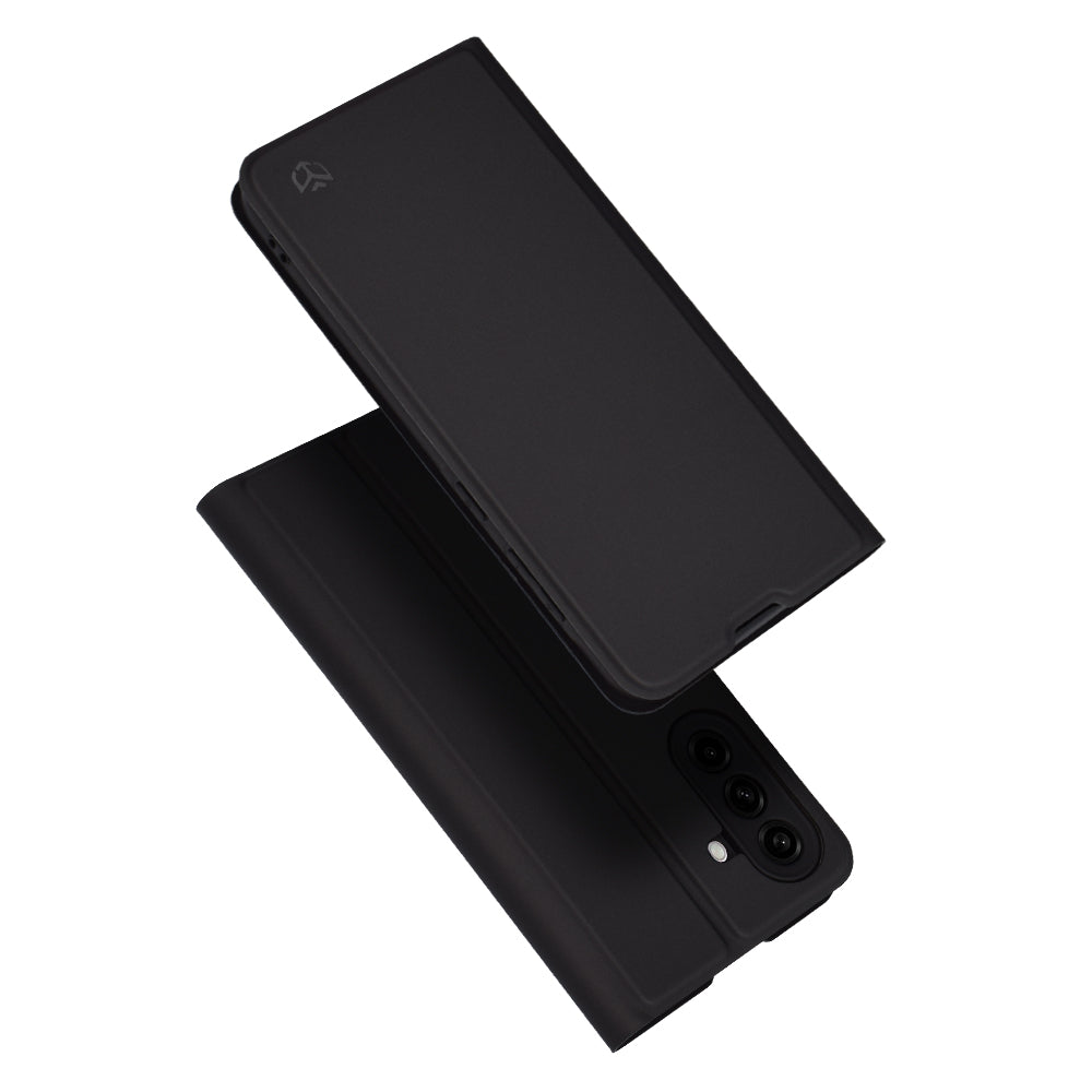 Custodia per Samsung Galaxy A56 A566, Techsuit, Magskin Book, Nera