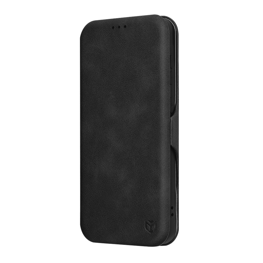 Custodia per Samsung Galaxy A56 A566, Techsuit, Safe Wallet Plus, Nera