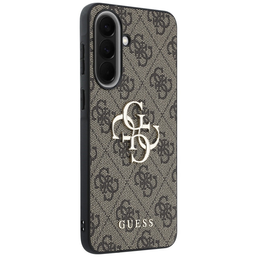 Custodia per Samsung Galaxy A57 5G, Guess, 4G Big Logo, Marrone