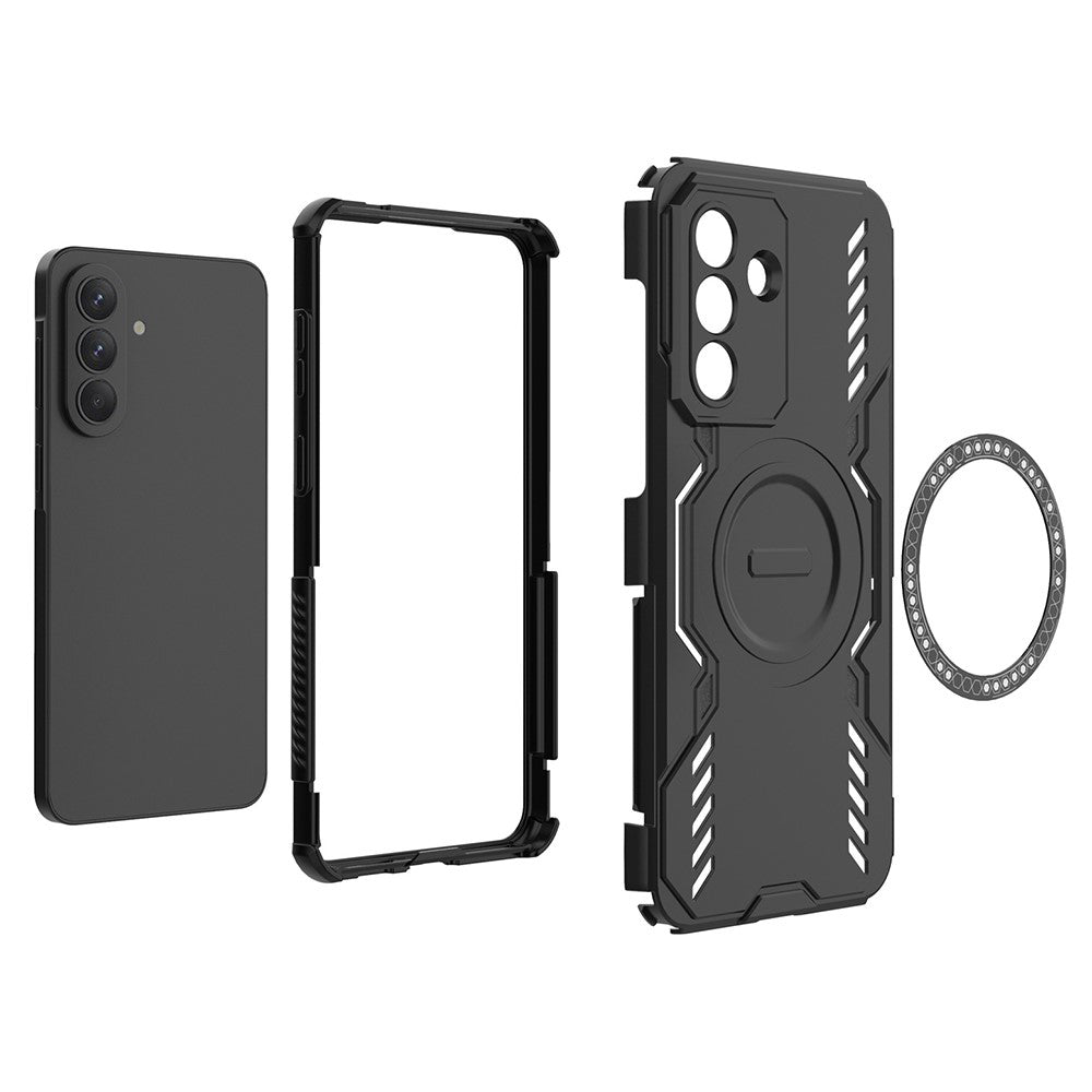 Custodia MagSafe per Samsung Galaxy A57 5G, Techsuit, ArmorMag, Blu