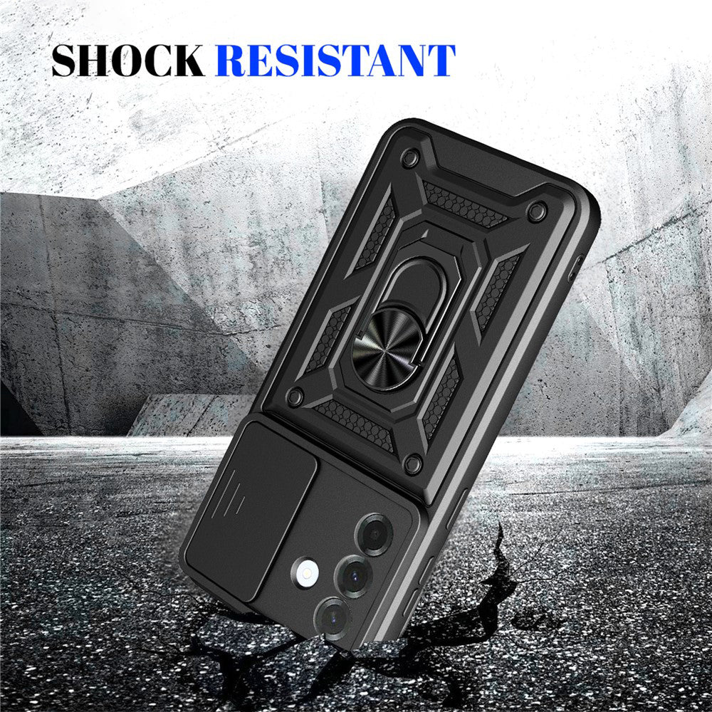 Custodia per Samsung Galaxy A57 5G, Techsuit, CamShield, Blu