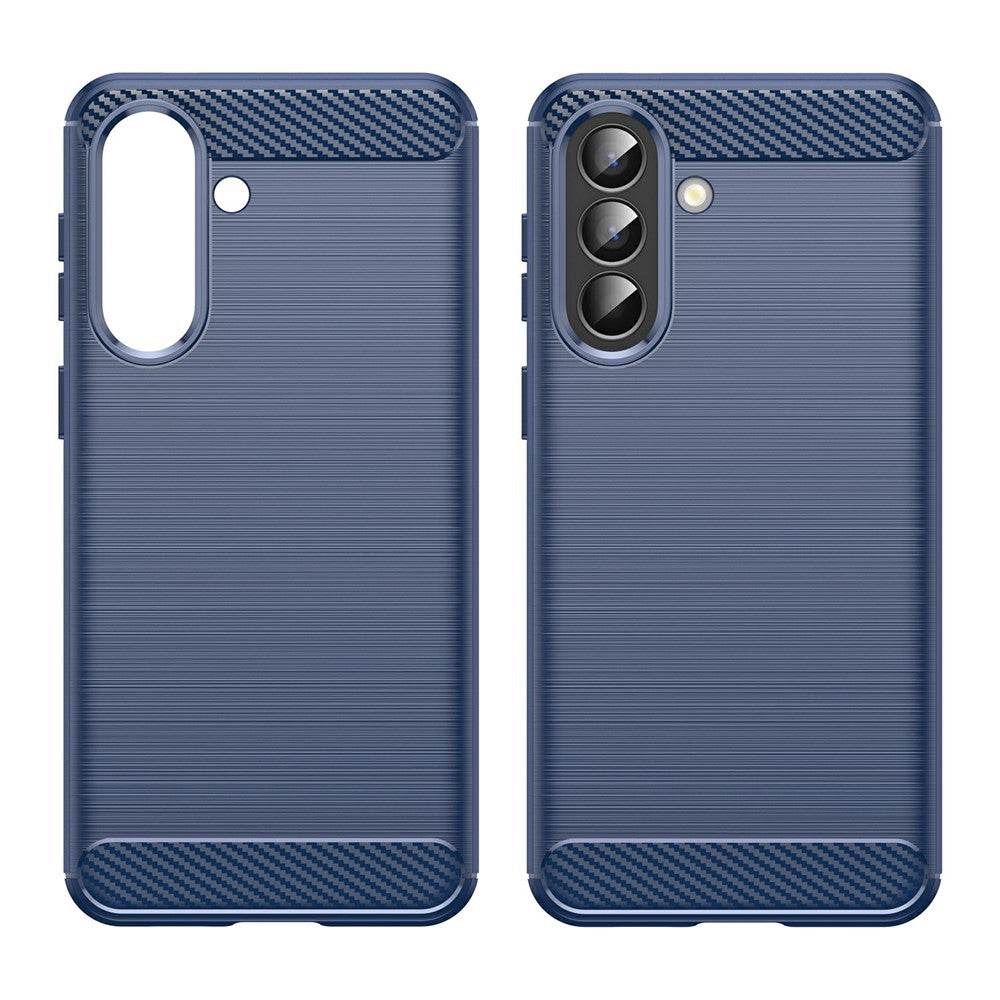 Custodia per Samsung Galaxy A57 5G, Techsuit, Carbonio, Blu