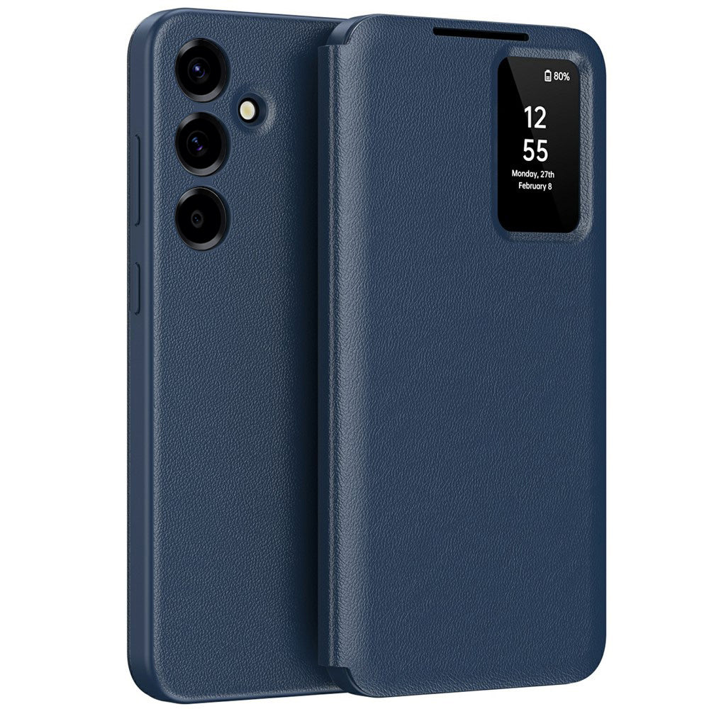 Custodia per Samsung Galaxy A57 5G, Techsuit, SmartView, Blu