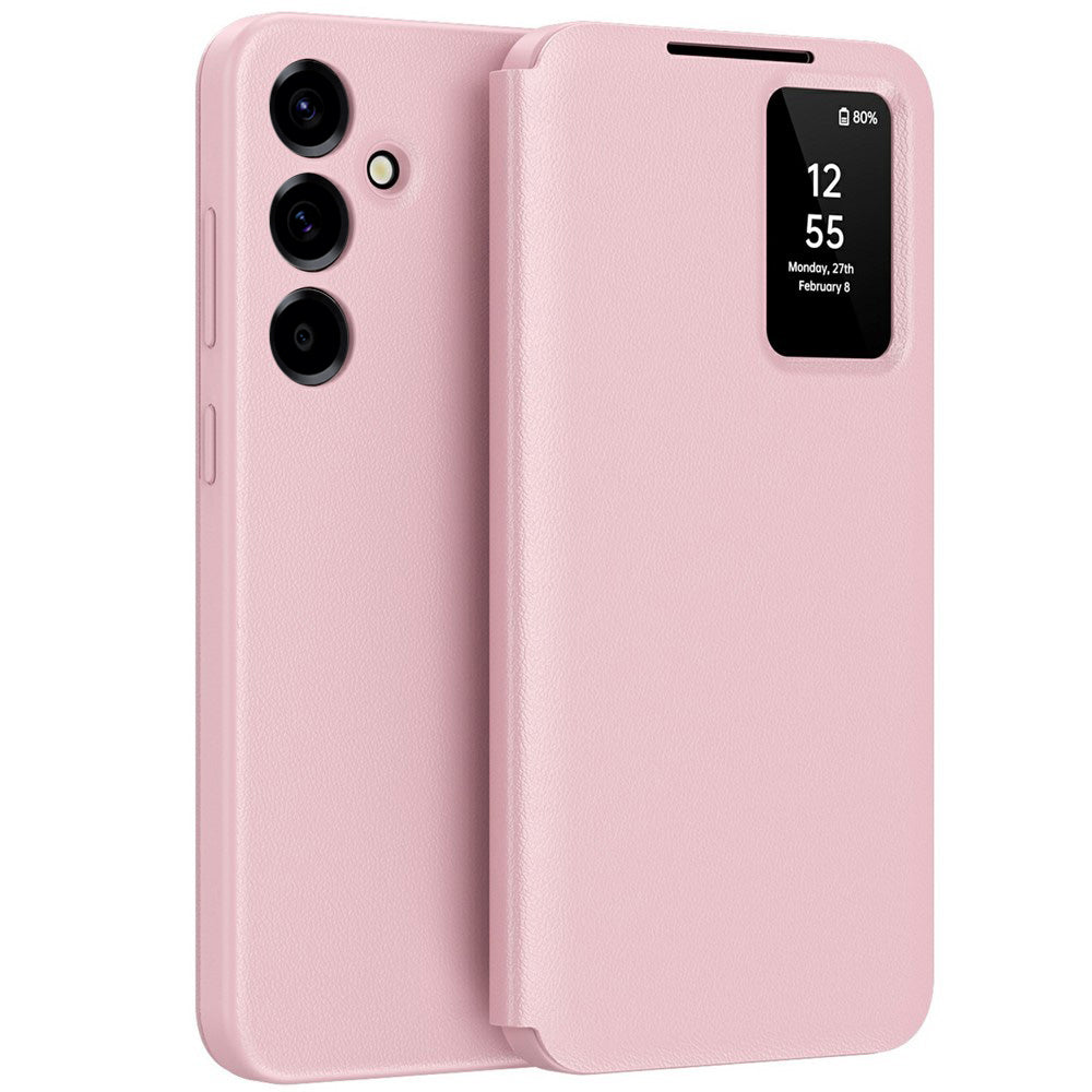 Custodia per Samsung Galaxy A57 5G, Techsuit, SmartView, Rosa
