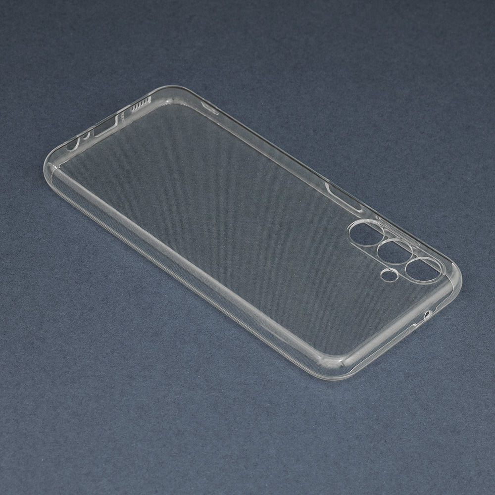 Custodia per Samsung Galaxy M14 4G M145, Techsuit, Chiara, Trasparente