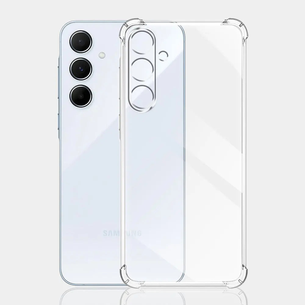 Custodia per Samsung Galaxy M15, Techsuit, Shockproof Clear, Trasparente