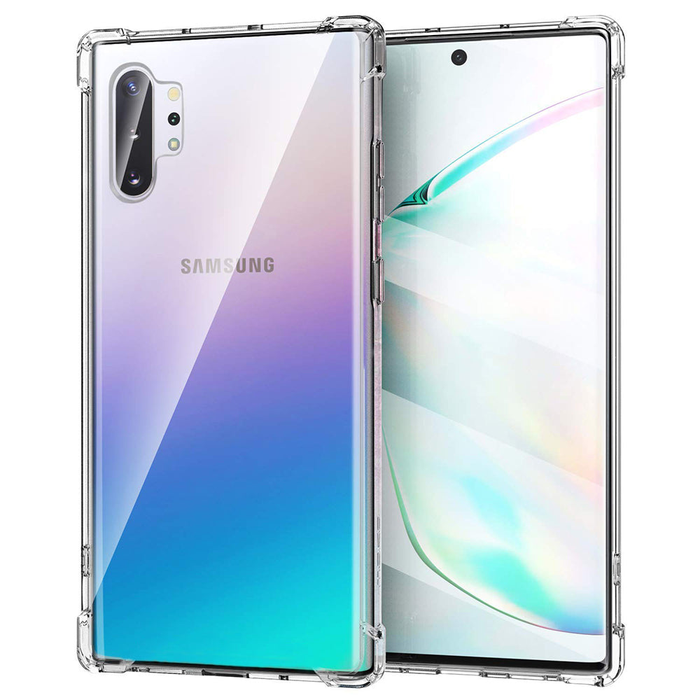 Custodia per Samsung Galaxy Note 10+ 5G N976 / Note 10+ N975, Techsuit, Shockproof Clear, Trasparente