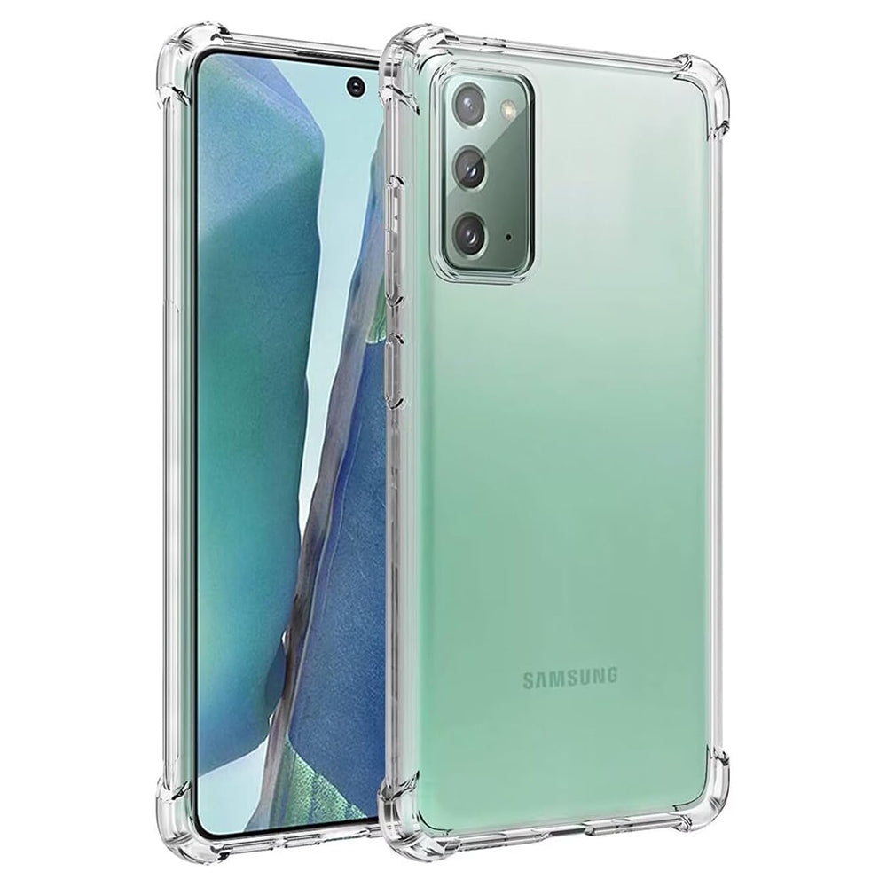 Custodia per Samsung Galaxy Note 20 5G N981 / Note 20 N980, Techsuit, Shockproof Clear, Trasparente