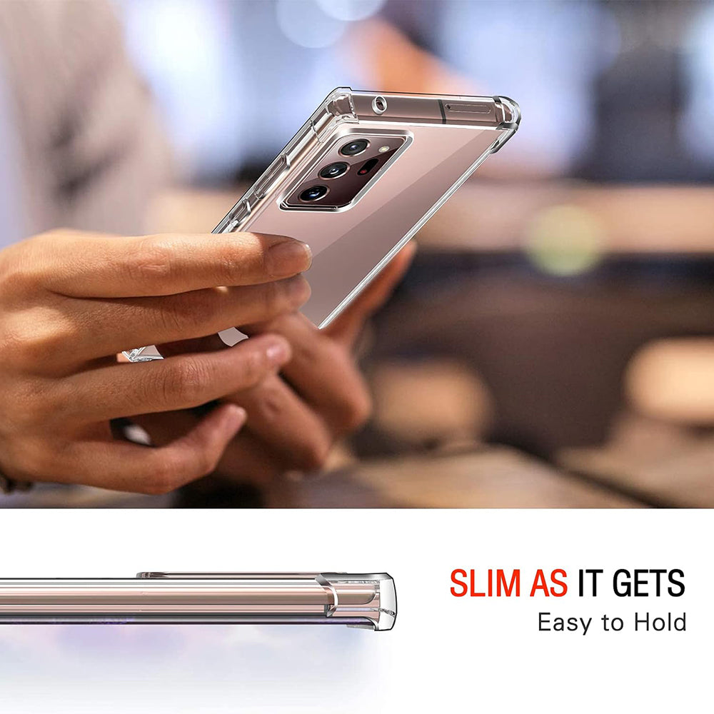 Custodia per Samsung Galaxy Note 20 Ultra 5G N986 / Note 20 Ultra N985, Techsuit, Shockproof Clear, Trasparente