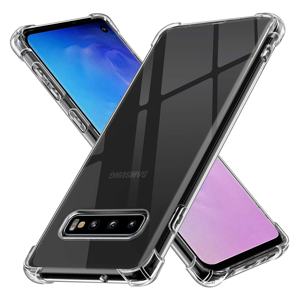Custodia per Samsung Galaxy S10 G973, Techsuit, Shockproof Clear, Trasparente