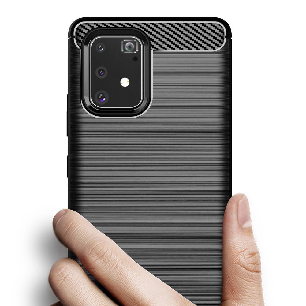 Custodia per Samsung Galaxy S10 Lite G770, Techsuit, Carbonio, Nera