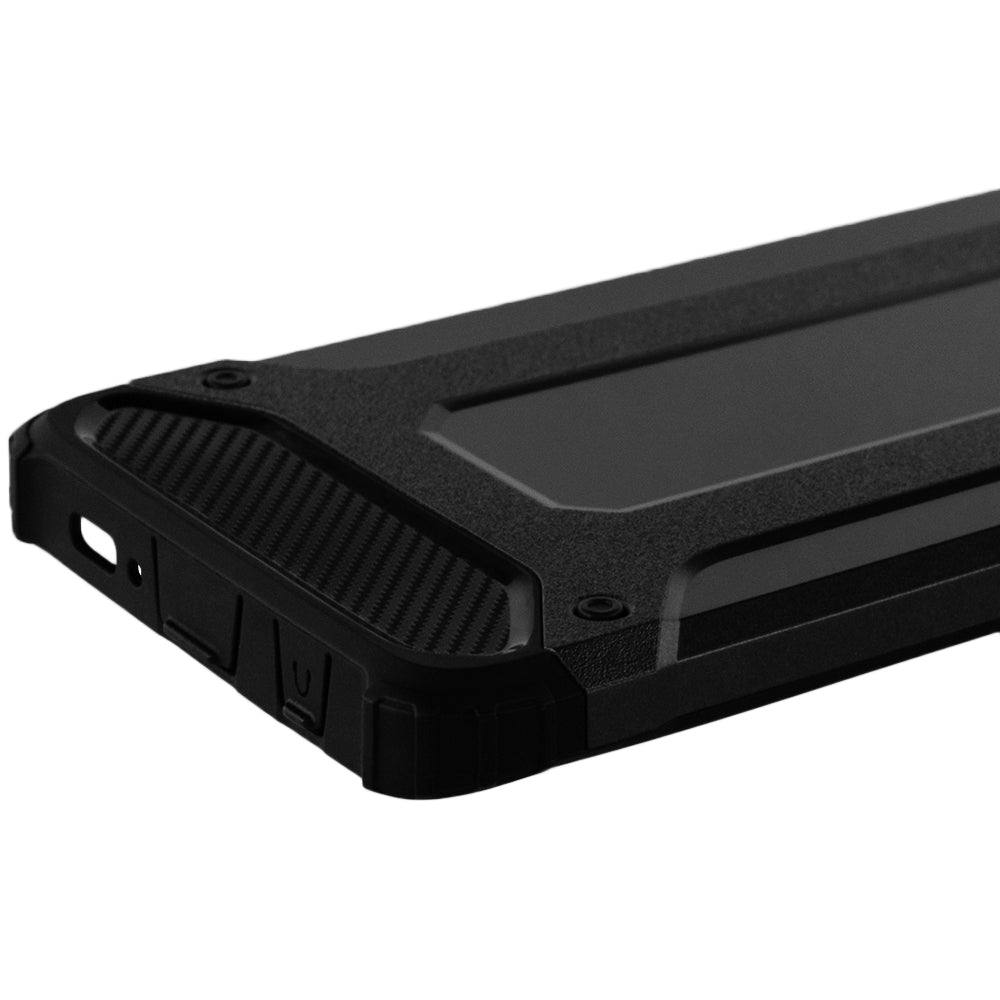 Custodia per Samsung Galaxy S10+ G975, Techsuit, Hybrid Armor, Nera