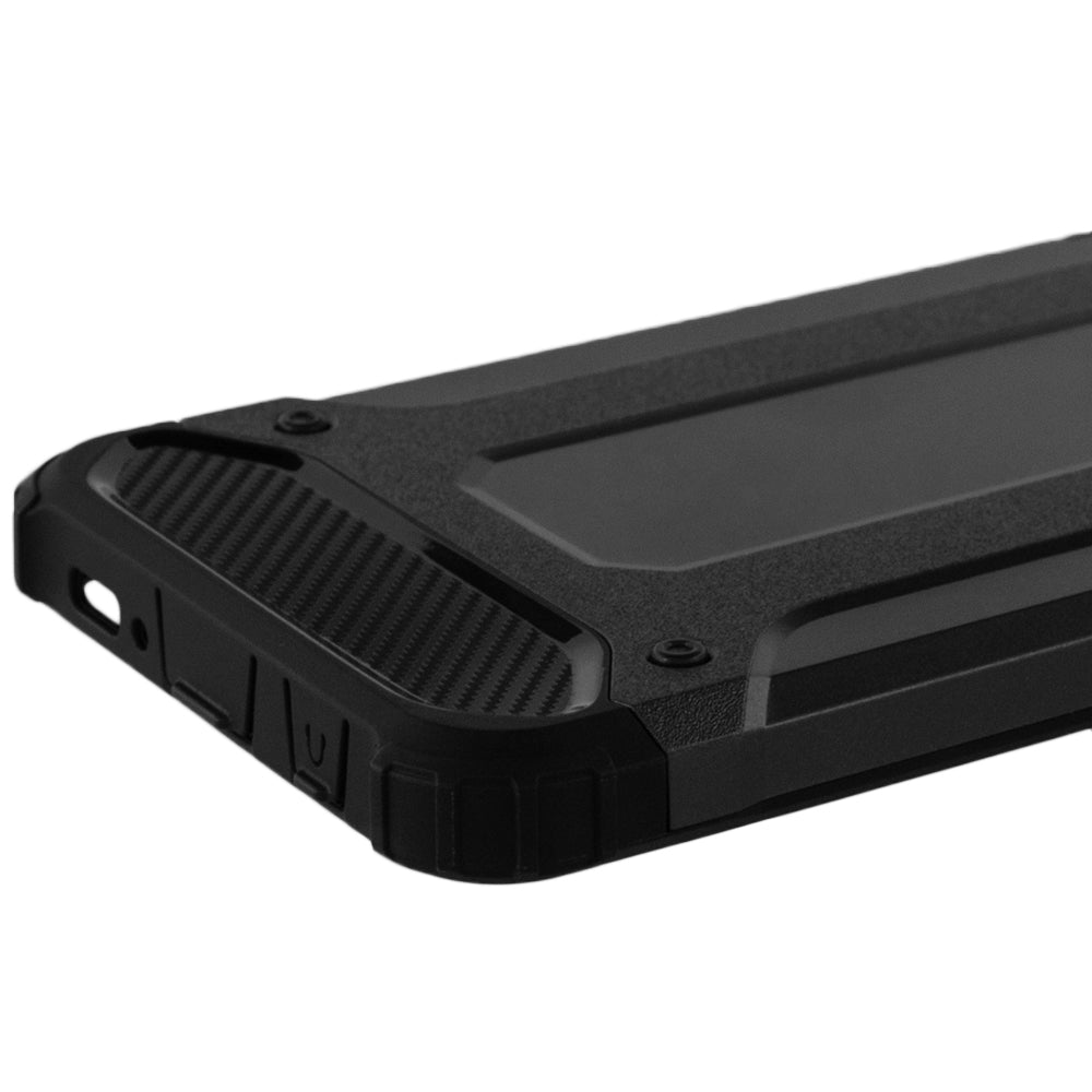 Custodia per Samsung Galaxy S10e G970, Techsuit, Hybrid Armor, Nera