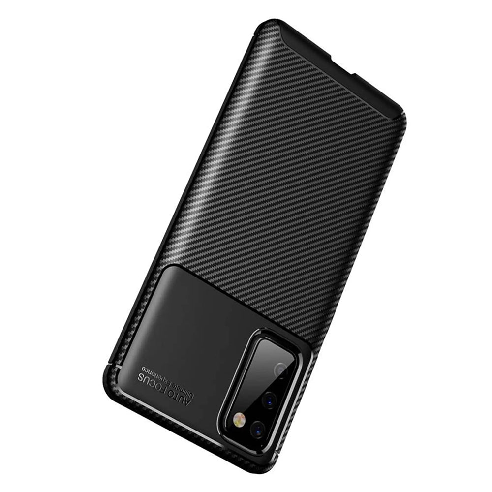 Custodia per Samsung Galaxy S20 FE 2022 G781 / S20 FE 5G G781 / S20 FE G780, Techsuit, CarbonFiber, Nera