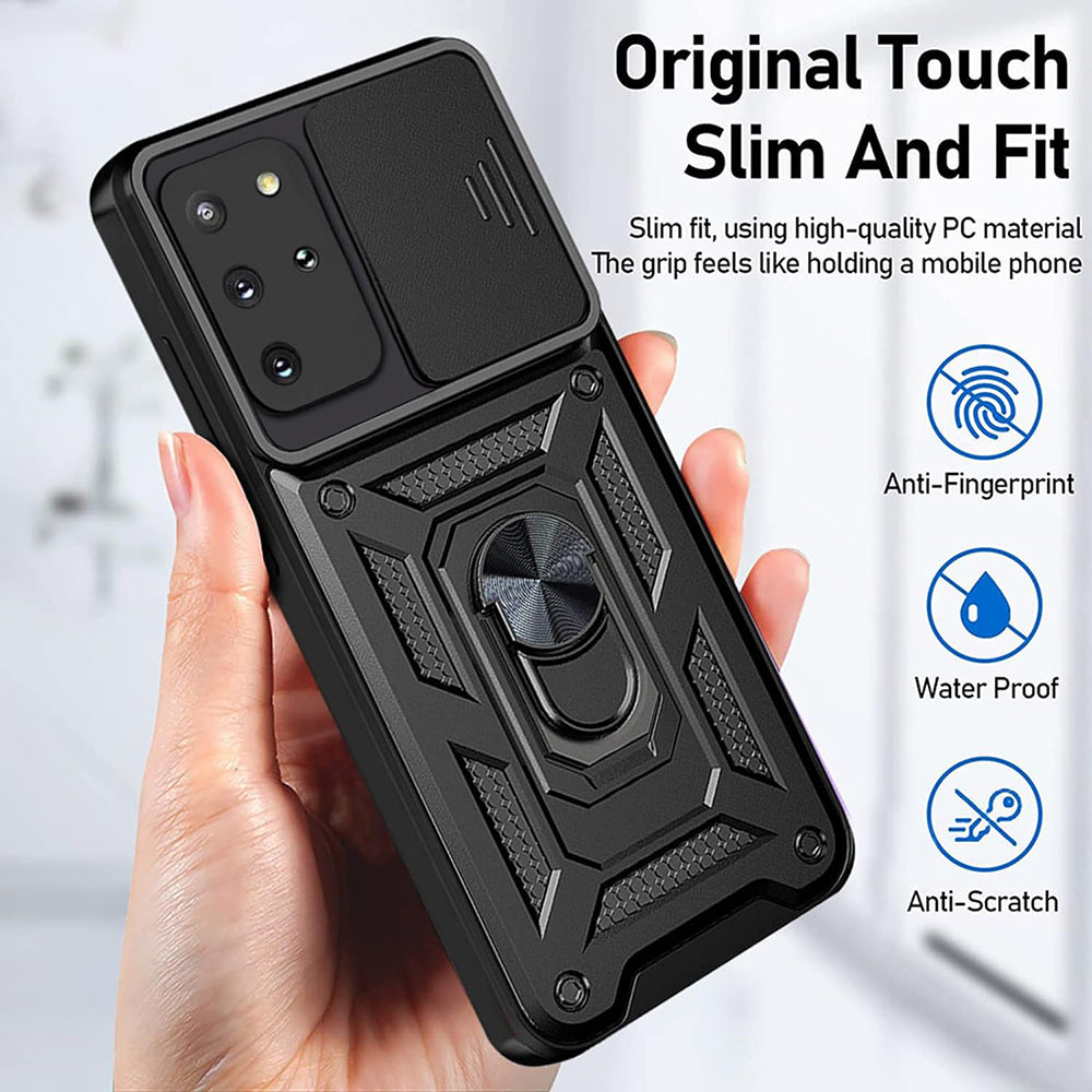 Custodia per Samsung Galaxy S20+ 5G G986 / S20+ G985, Techsuit, CamShield, Nera