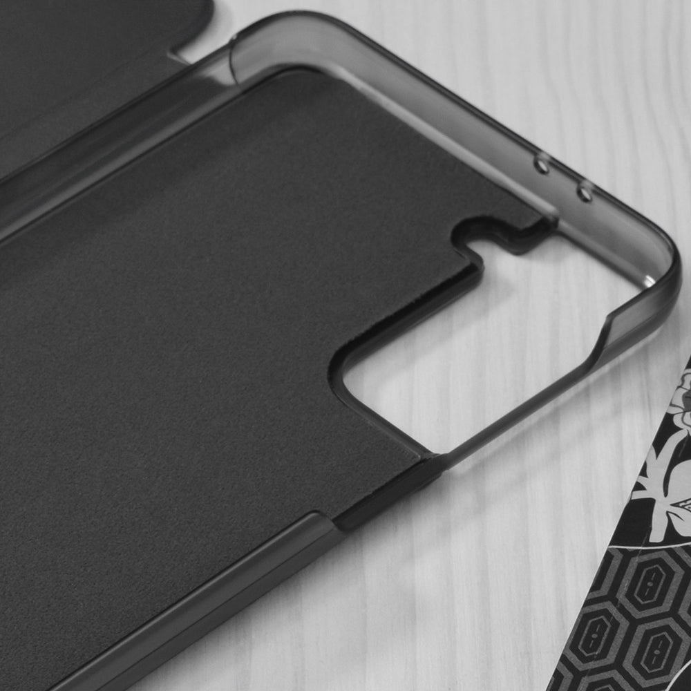 Custodia per Samsung Galaxy S21 5G G991, Techsuit, eFold, Nera