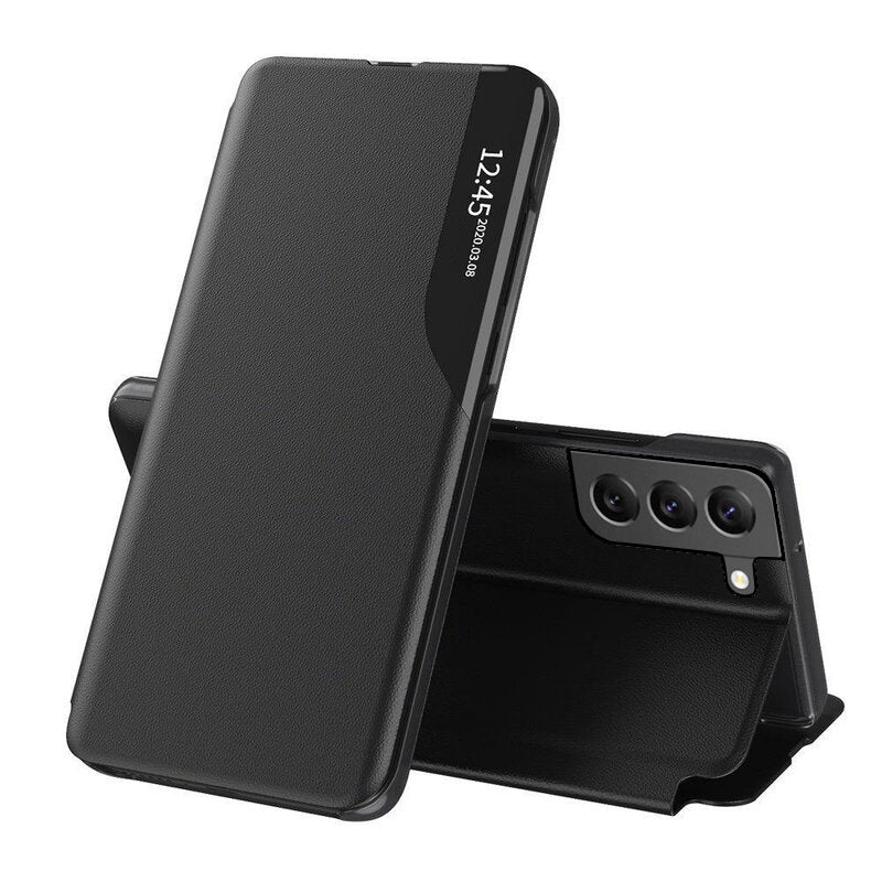 Custodia per Samsung Galaxy S22 5G S901, Techsuit, eFold, Nera