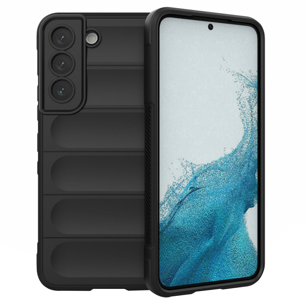 Custodia per Samsung Galaxy S22 5G S901, Techsuit, Magic Shield, Nera
