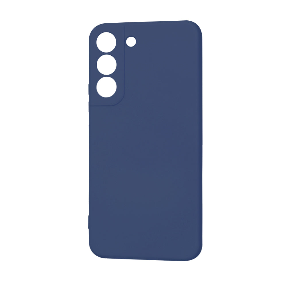 Custodia per Samsung Galaxy S22 5G S901, Techsuit, SoftFlex, Blu navy