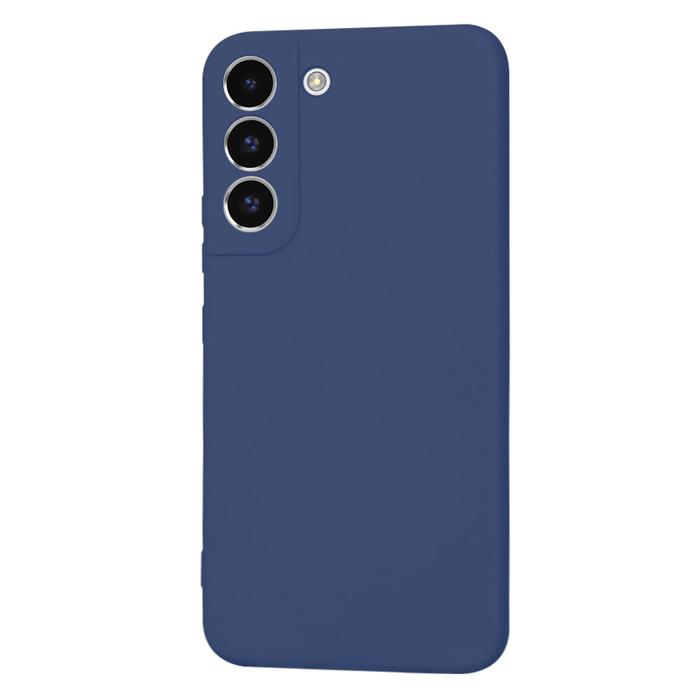 Custodia per Samsung Galaxy S22 5G S901, Techsuit, SoftFlex, Blu navy